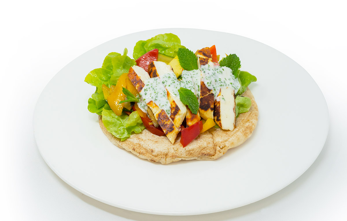 PITA CON FORMAGGIO HALLOUMI