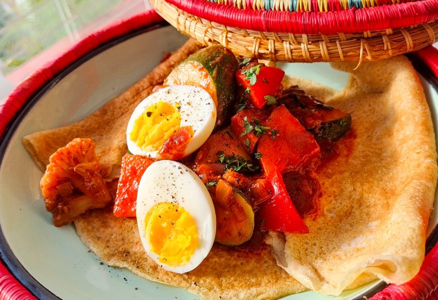 Shiro wat con injera