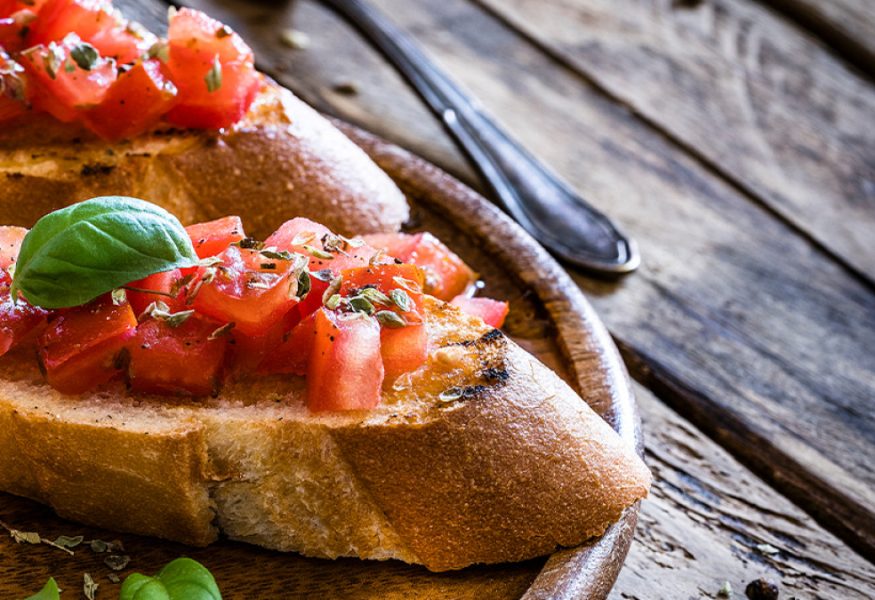 Tomato bruschette