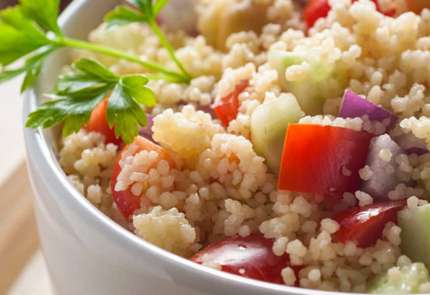 Vegetable and chickpea couscous