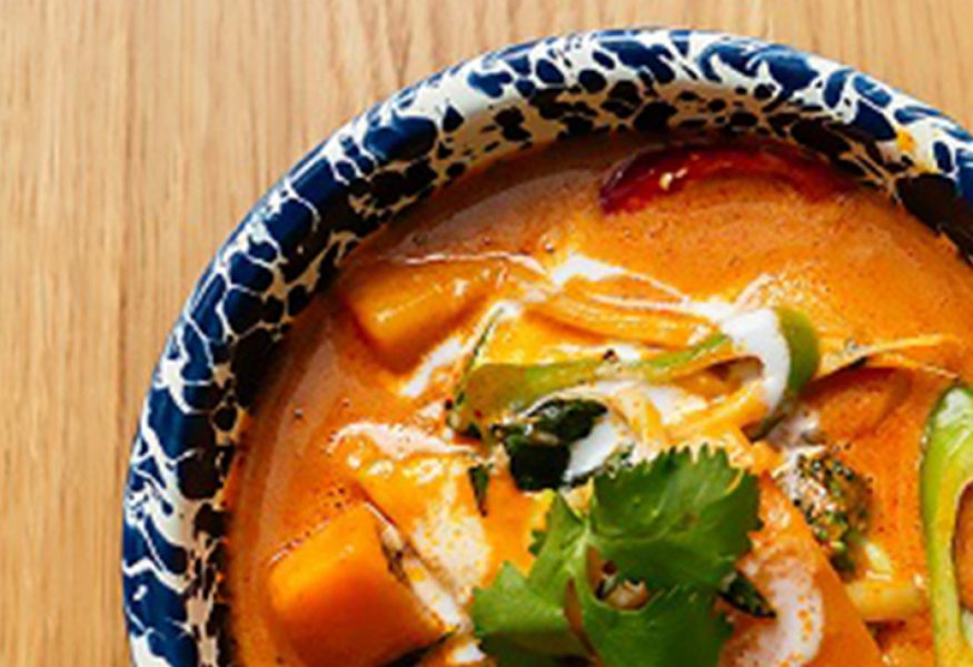 Butternut Squash Red Curry (Gaeng Fukthong)