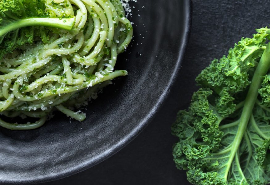 Pasta al pesto di cavolo nero
