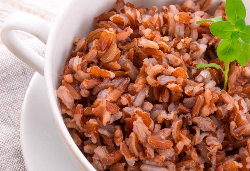 Riso rosso alle rape bianche