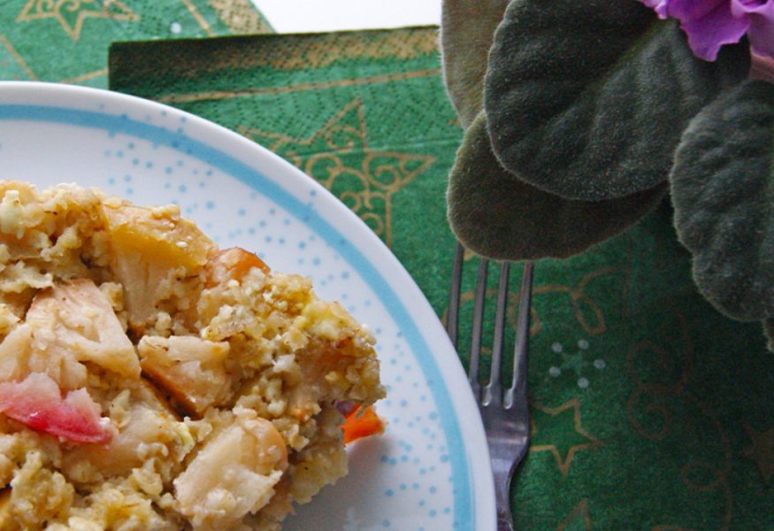 Torta leggera di frutta di stagione